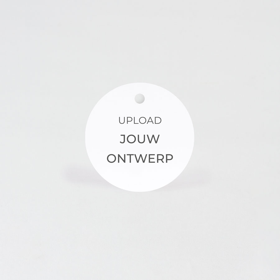 20 x Rond naamlabel - Eigen ontwerp