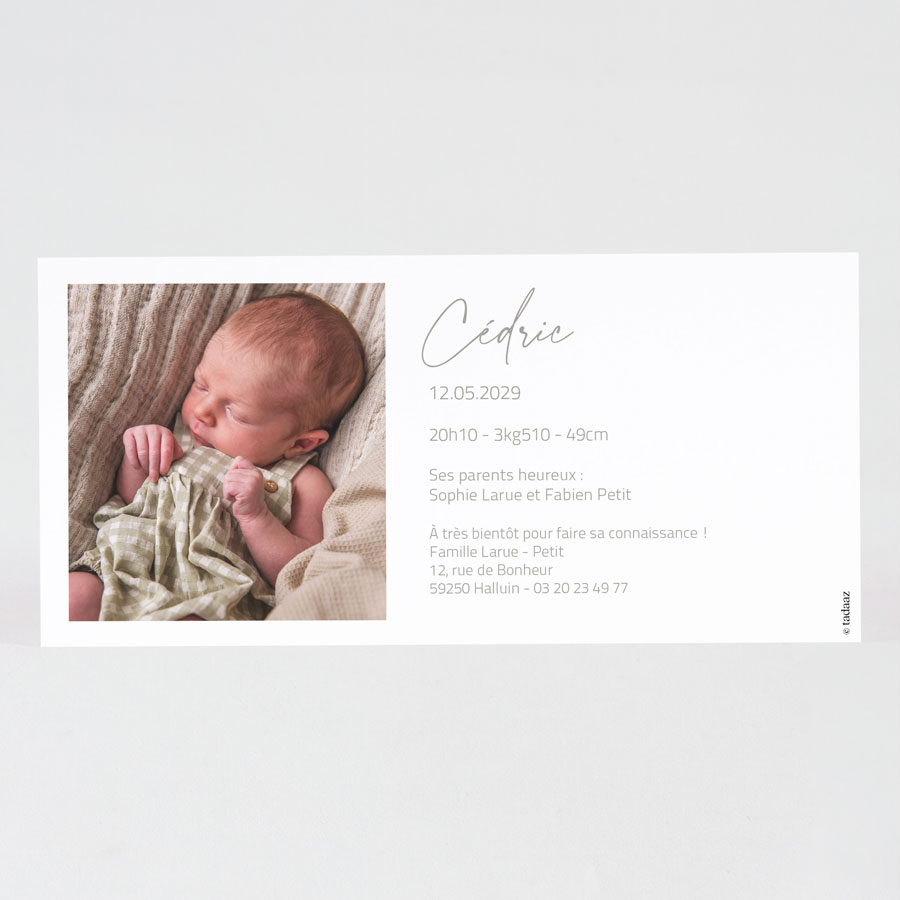 Cartes étapes bébé en bois x7 (12 mois et carte naissance) “feuillage”