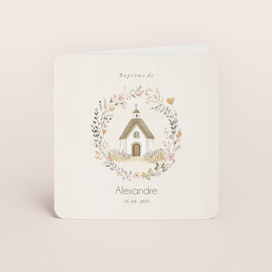 Faire part baptême garçon Tadaaz