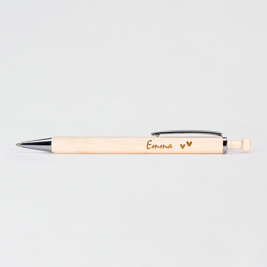 stylo en bois personnalisé