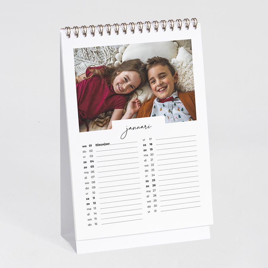 Ampère drempel leerboek Staande jaarkalender met foto's - Kerst | Tadaaz
