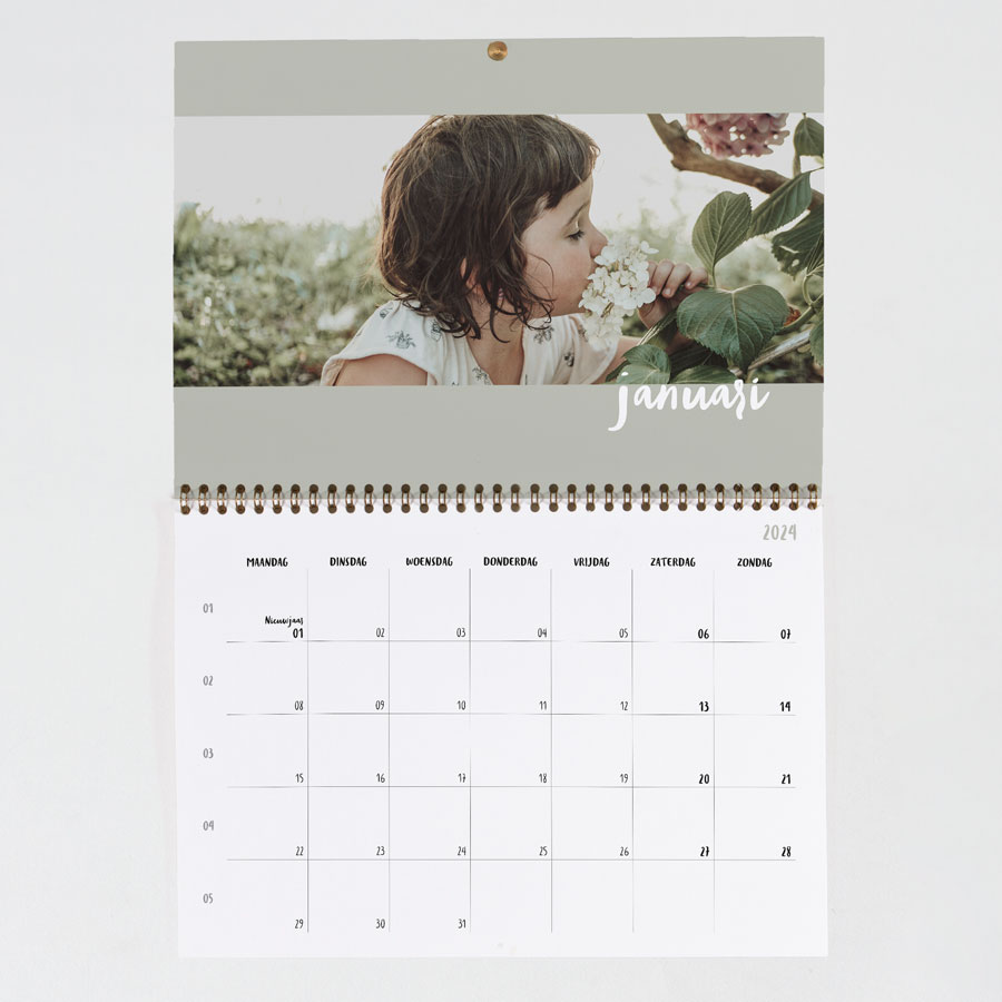 Installeren Smaak Landelijk Mooie fotokalender om op te hangen - Kerst | Tadaaz