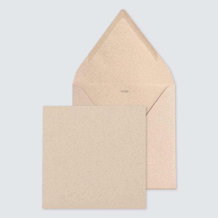 Enveloppe Noire Carrée 15X15 Cm, Haute Qualité