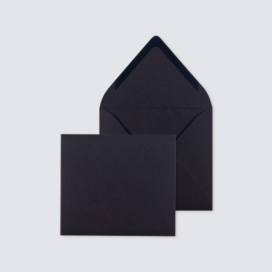 Belle enveloppe noire - Vœux