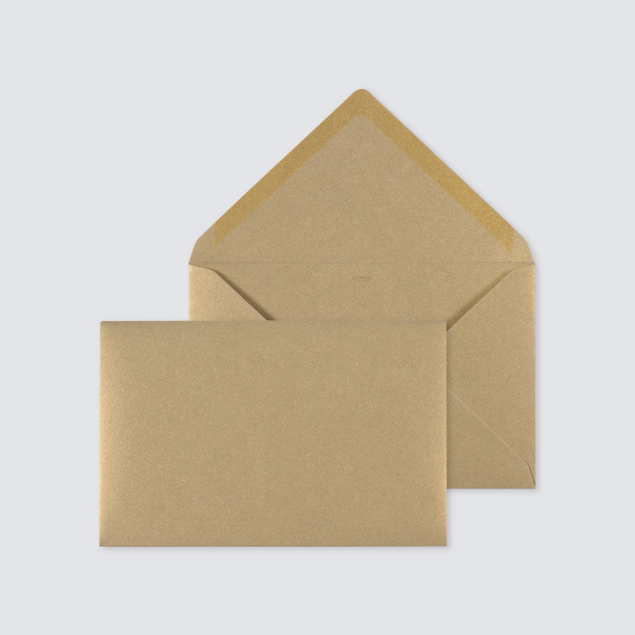 Enveloppes doré luxe carré, Cartes de vœux entreprise