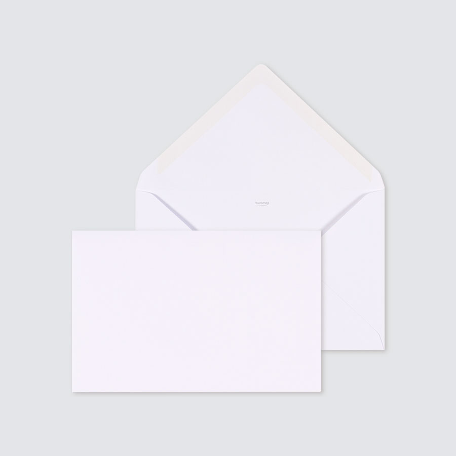 Enveloppe blanche rectangle