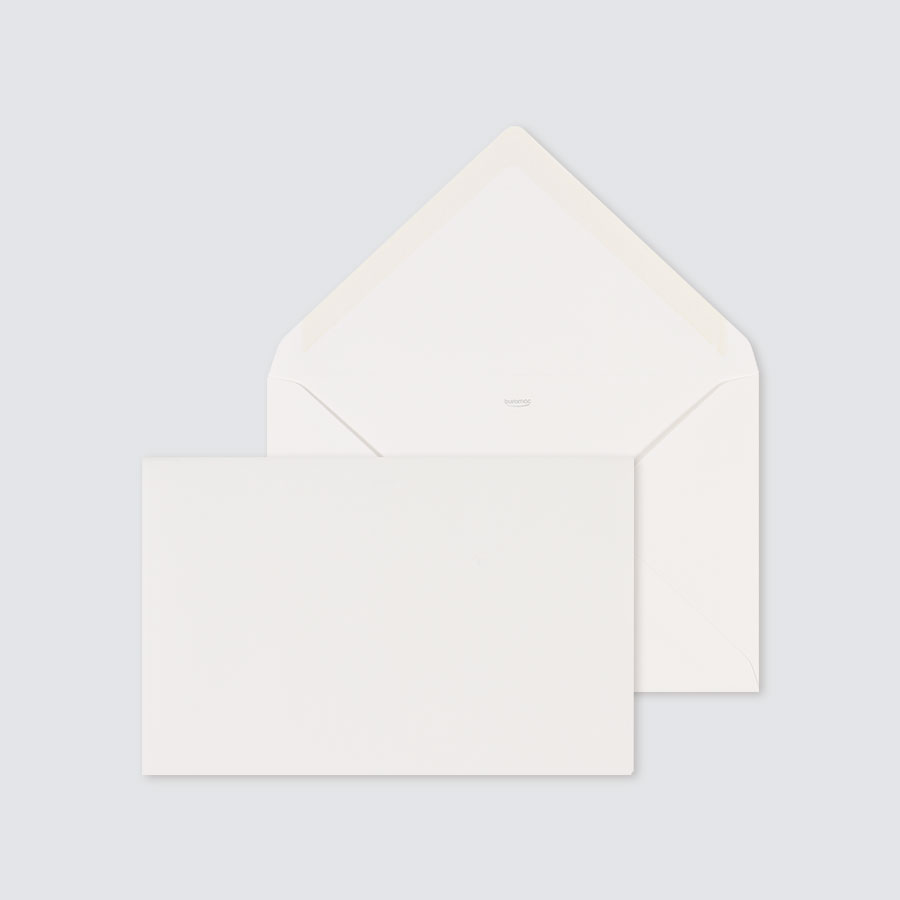 25 enveloppes blanches en papier - 16,2 x 22,9 cm - Raja