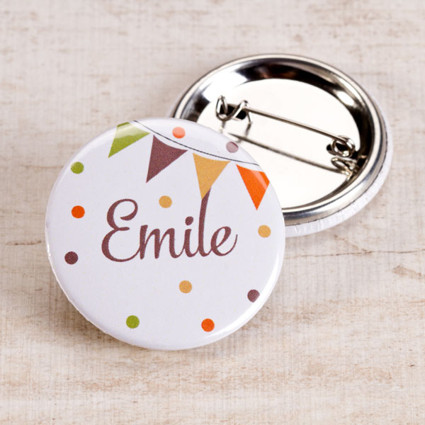 Badge Anniversaire Colore Fete Tadaaz