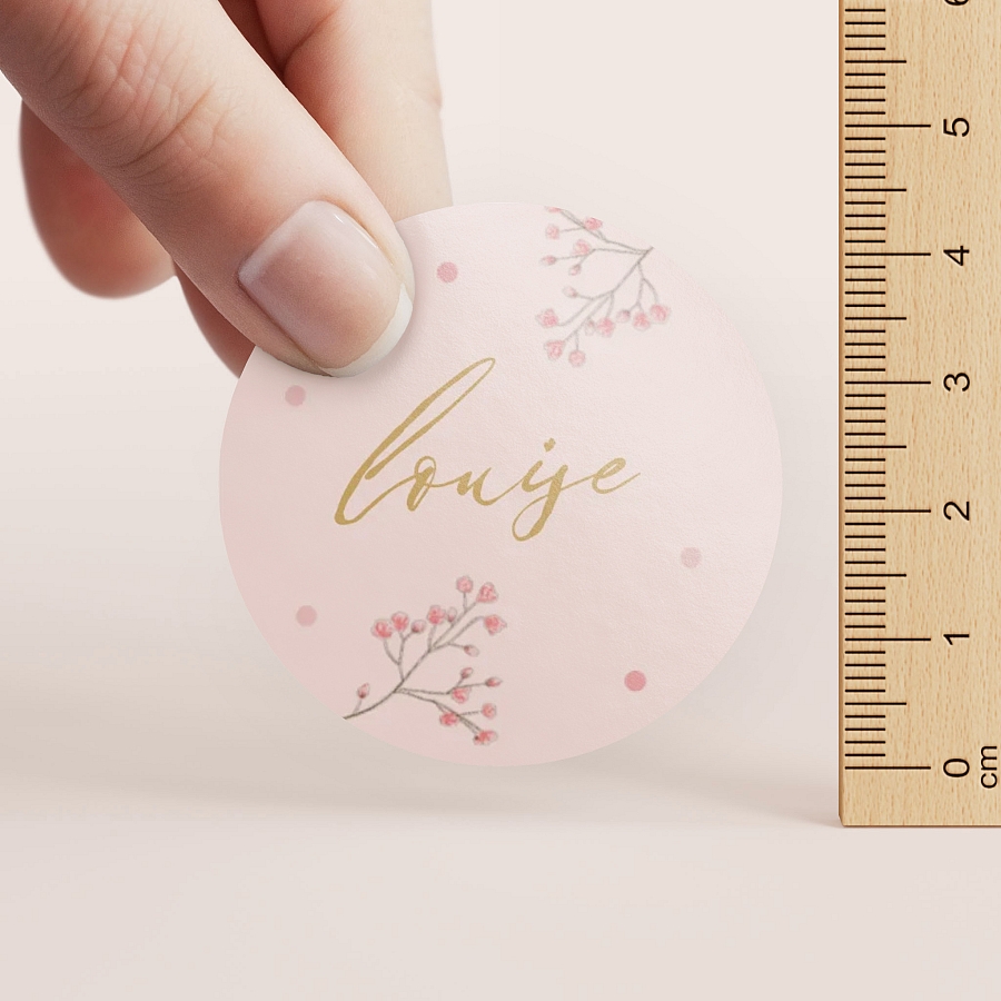 24 Noir Blanche Ronde - Merci Et Beau, Que Tu Es Là - Autocollants Pour