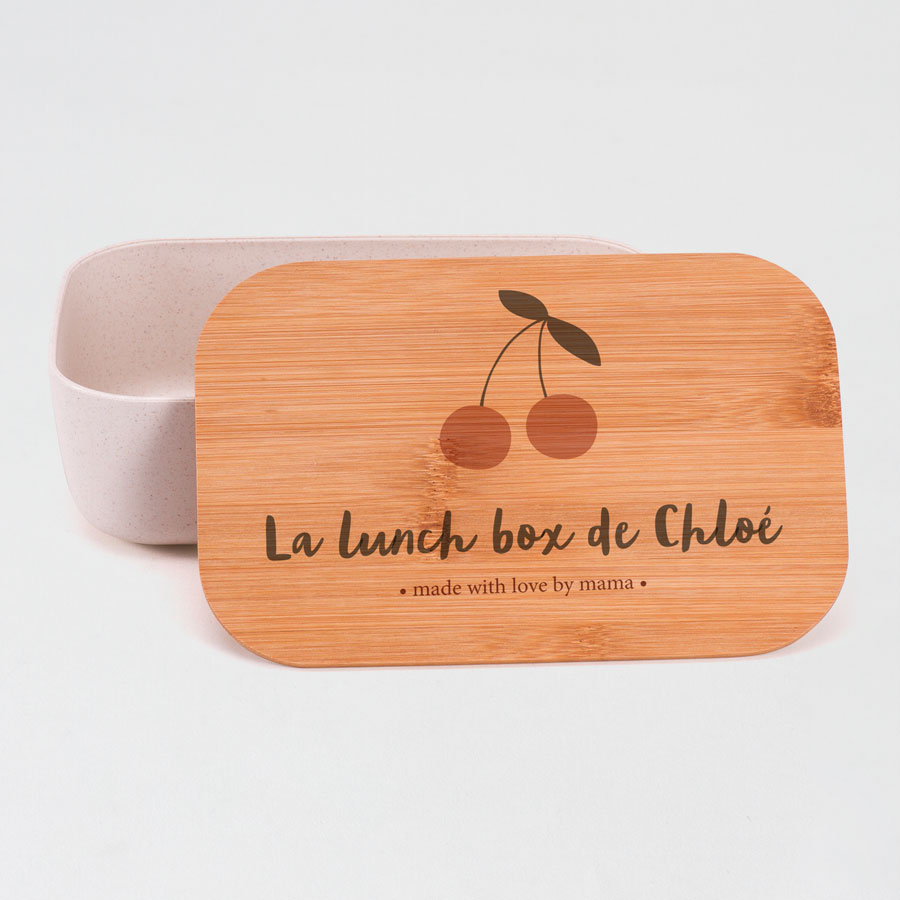 Lunch box bambou personnalisé.