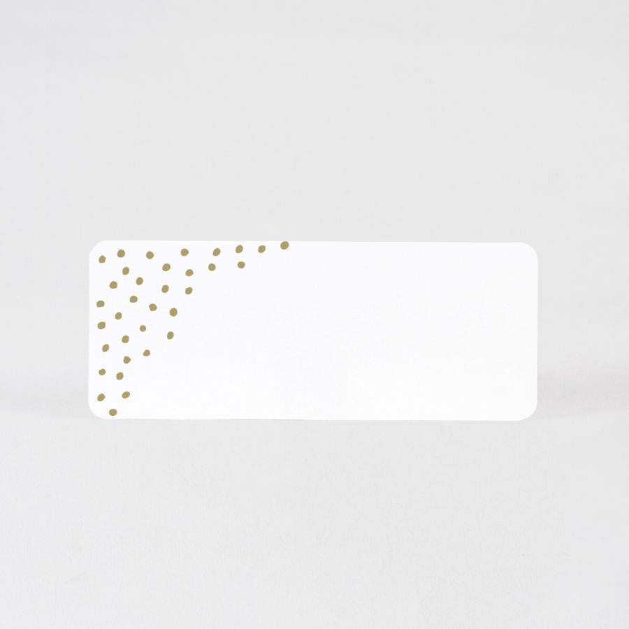 Hervat Beraadslagen Centimeter Adressticker confetti goudkleurig - Geboorte | Tadaaz